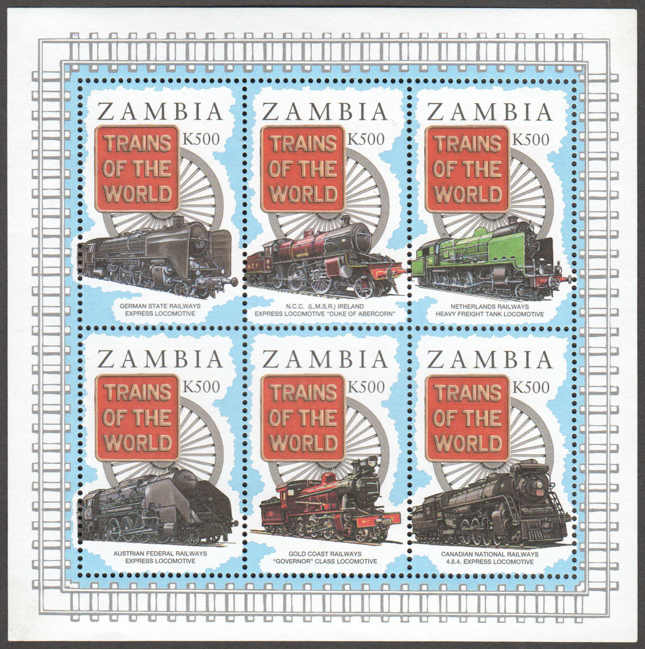 Zambia Scott 676 MNH S/S (A13-7) - Click Image to Close